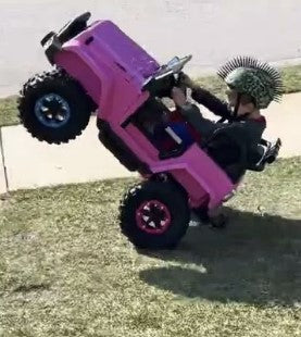 Wheel set for Costzon Jeep/ Best Choice Jeep Wrangler (threaded axles)