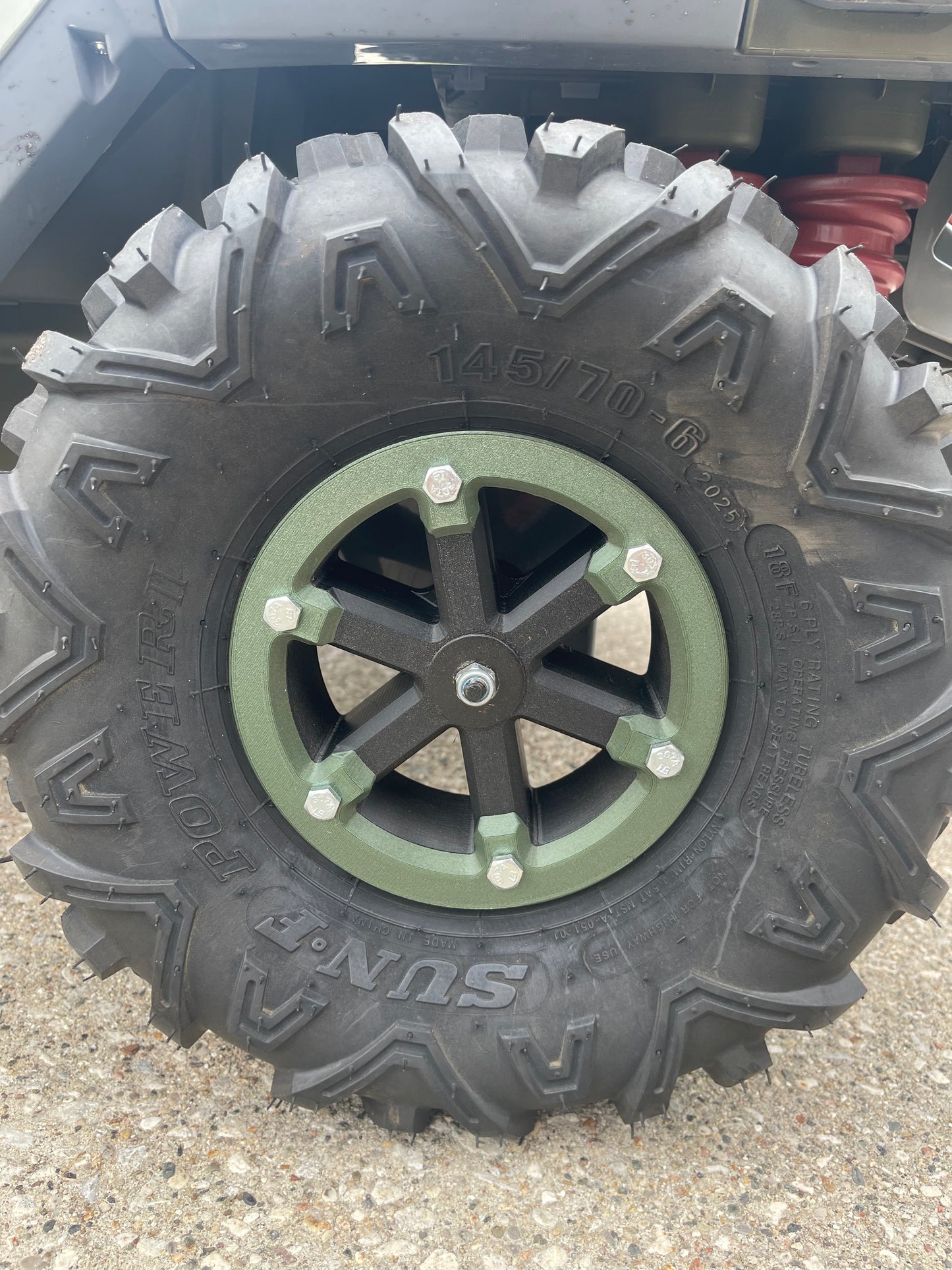 Wheel set for Halo Warthog