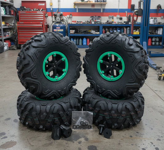 Wheel set for Monster Jam Grave Digger