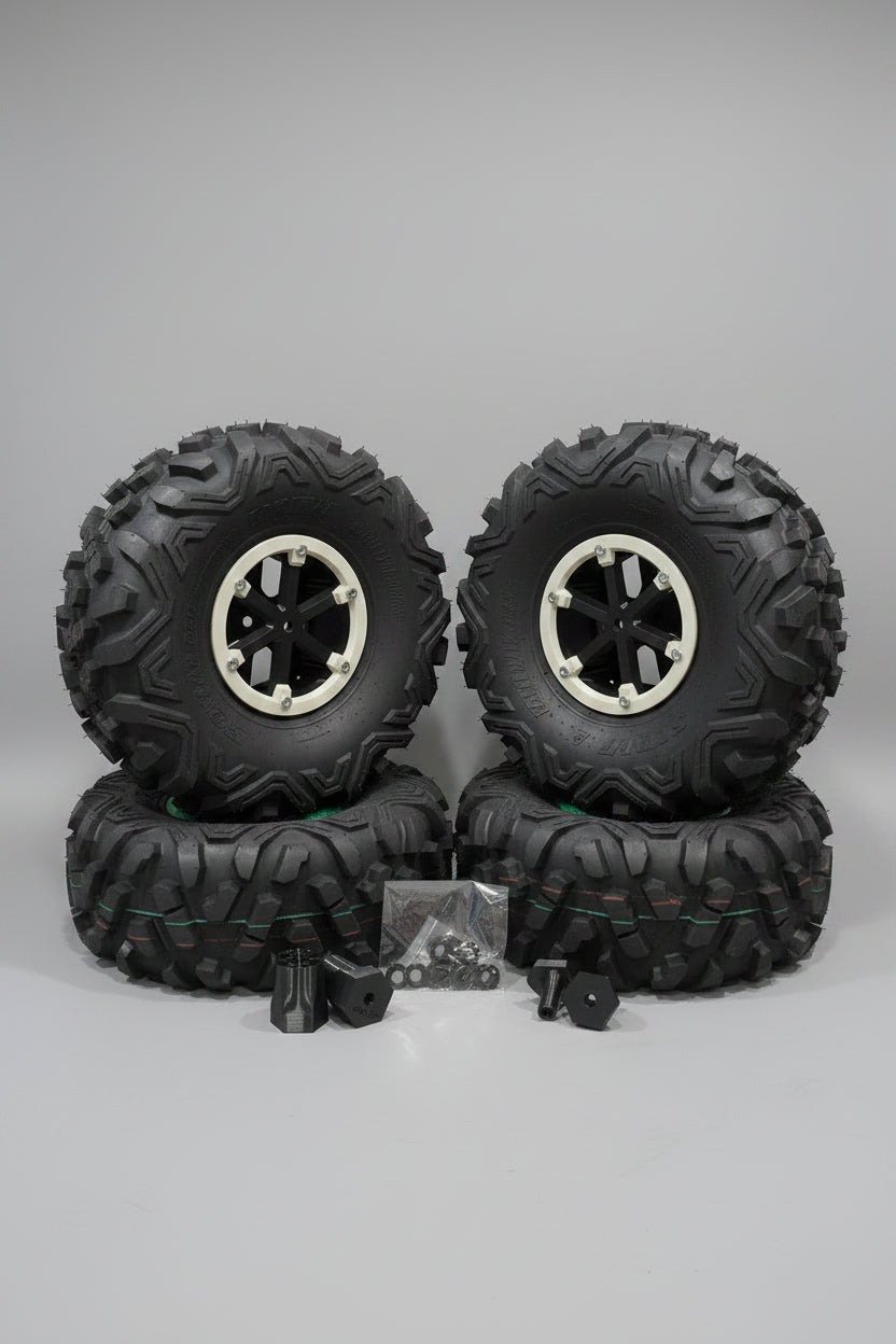 Wheel set for Power Wheels Jeep Hurricane
