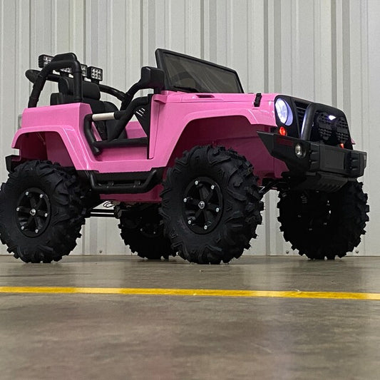 Wheel set for Costzon Jeep/ Best Choice Jeep Wrangler (threaded axles)